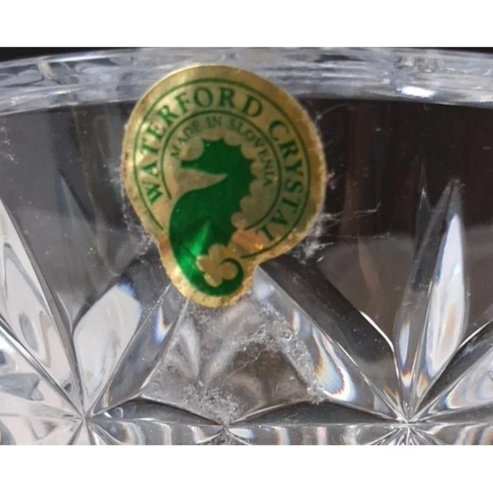 Vase with Pedestal Waterford Week Balmoral Lead Crystal 8.5